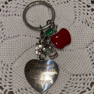 Teacher Appreciation Keychain with Inspirational Quote